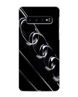 Чехол для Samsung Galaxy s10 Plus с картинкой «Audi — абстрактные кольца»