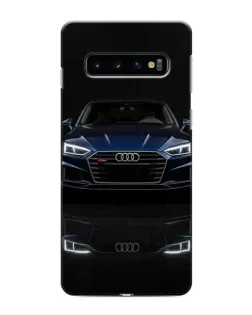 Чехол для Samsung Galaxy s10 Plus с картинкой «Audi — ночное отражение»