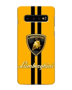 Чехол для Samsung Galaxy s10 Plus с картинкой «Lamborghini Stripe желтый» Чехол для Samsung Galaxy s10 Plus с картинкой «Lamborghini Stripe желтый»