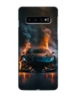 Чехол для Samsung Galaxy s10 Plus с картинкой «Lamborghini дымная эстетика»