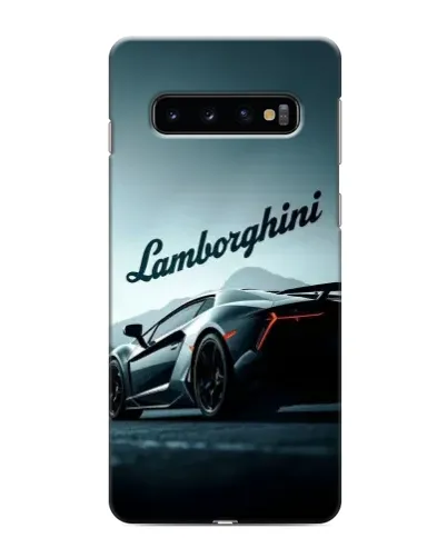Чехол для Samsung Galaxy s10 Plus с картинкой «Классическая надпись Lamborghini»