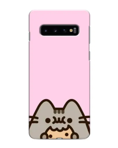 Чехол для Samsung Galaxy s10 Plus с картинкой «Pusheen и печенье» Чехол для Samsung Galaxy s10 Plus с картинкой «Pusheen и печенье»