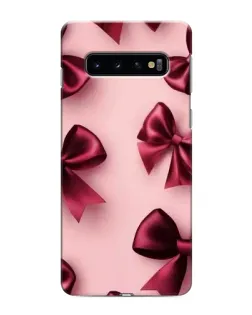 Чехол для Samsung Galaxy s10 Plus с картинкой «Бордовый атлас»