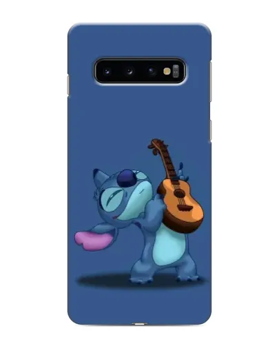 Чехол для Samsung Galaxy s10 Plus с картинкой «Стич с укулеле»