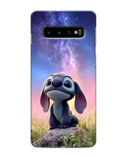 Чехол для Samsung Galaxy s10 Plus с картинкой «Стич на рассвете»