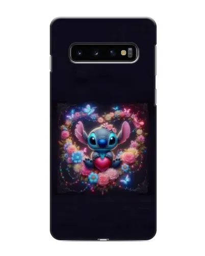 Чехол для Samsung Galaxy s10 Plus с картинкой «Stitch в цветах»