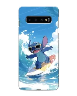Чехол для Samsung Galaxy s10 Plus с картинкой «Стич на волне» Чехол для Samsung Galaxy s10 Plus с картинкой «Стич на волне»
