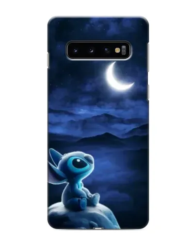 Чехол для Samsung Galaxy s10 Plus с картинкой «Лунная ночь Стича»
