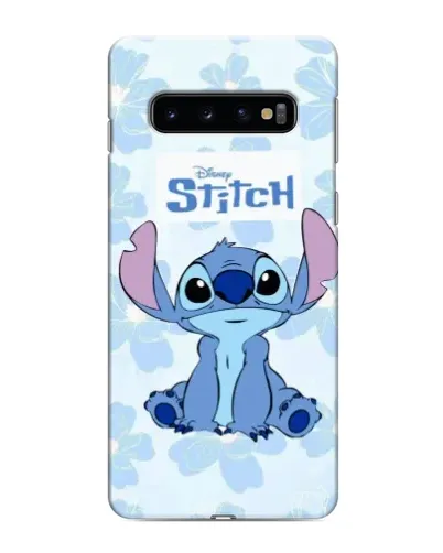 Чехол для Samsung Galaxy s10 Plus с картинкой «Stitch среди цветов»