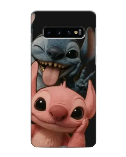Чехол для Samsung Galaxy s10 Plus с картинкой «Стич и Ангел»