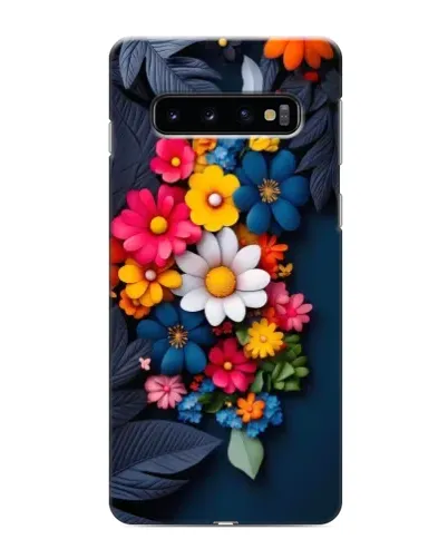 Чехол для Samsung Galaxy s10 Plus с картинкой «Цветочная феерия»