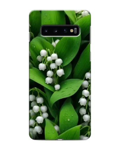 Чехол для Samsung Galaxy s10 Plus с картинкой «Ландыши в зелени»