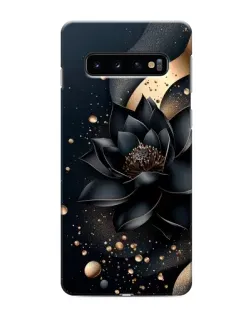 Чехол для Samsung Galaxy s10 Plus с картинкой «Черный лотос» Чехол для Samsung Galaxy s10 Plus с картинкой «Черный лотос»