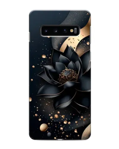 Чехол для Samsung Galaxy s10 Plus с картинкой «Черный лотос»