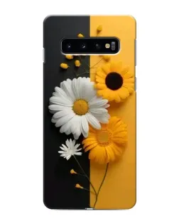 Чехол для Samsung Galaxy s10 Plus с картинкой «Подсолнух и ромашка» Чехол для Samsung Galaxy s10 Plus с картинкой «Подсолнух и ромашка»