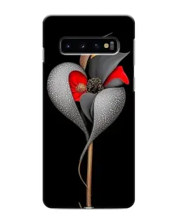 Чехол для Samsung Galaxy s10 Plus с картинкой «Серебряный фантазийный цветок» Чехол для Samsung Galaxy s10 Plus с картинкой «Серебряный фантазийный цветок»