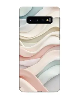 Чехол для Samsung Galaxy s10 Plus с картинкой «Пастельные нежные волны»