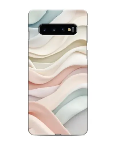 Чехол для Samsung Galaxy s10 Plus с картинкой «Пастельные нежные волны»