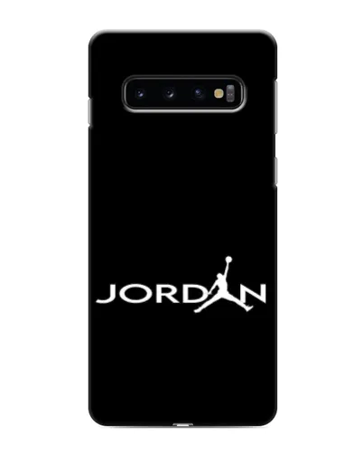Чехол для Samsung Galaxy S10 с картинкой «Jordan White Logo»