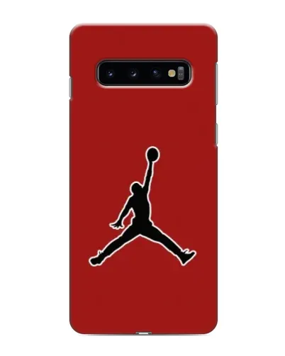 Чехол для Samsung Galaxy S10 с картинкой «Jordan Red Back»