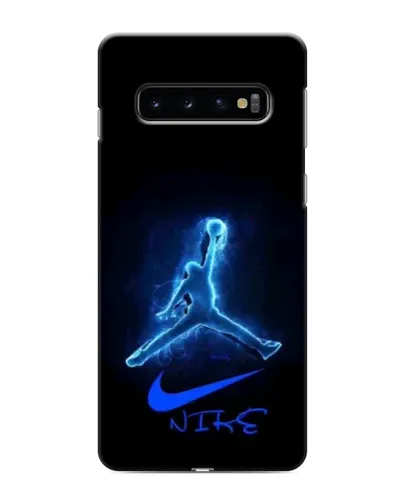 Чехол для Samsung Galaxy S10 с картинкой «Jordan Neon Blue»