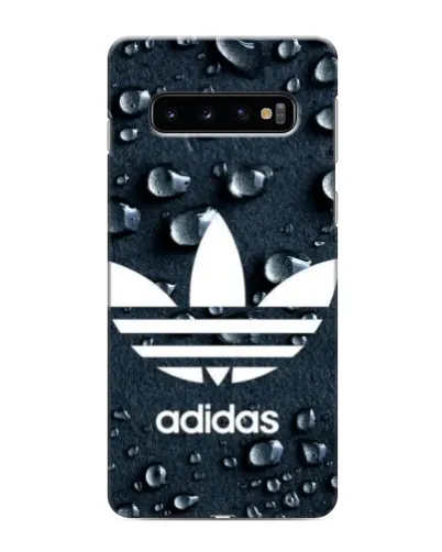 Чехол для Samsung Galaxy S10 с картинкой «Adidas Trefoil Blue»
