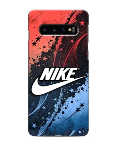 Чехол для Samsung Galaxy S10 с картинкой «Градиентный принт Найк» Чехол для Samsung Galaxy S10 с картинкой «Градиентный принт Найк»
