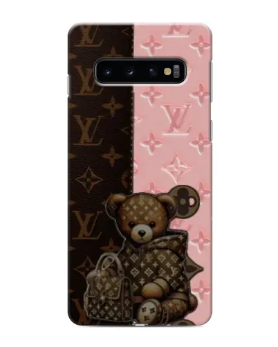 Чехол для Samsung Galaxy S10 с картинкой «Мишка в стиле LV» Чехол для Samsung Galaxy S10 с картинкой «Мишка в стиле LV»