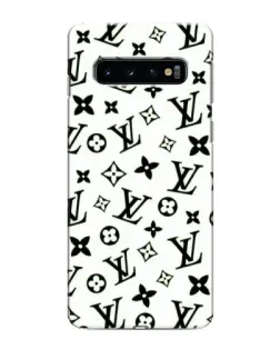 Чехол для Samsung Galaxy S10 с картинкой «Монохромный хаос LV»