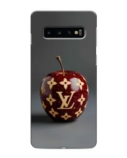 Чехол для Samsung Galaxy S10 с картинкой «Красное яблоко LV»