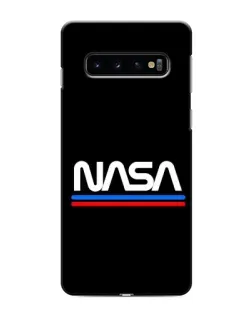 Чехол для Samsung Galaxy S10 с картинкой «NASA — классика Red Blue» Чехол для Samsung Galaxy S10 с картинкой «NASA — классика Red Blue»