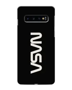 Чехол для Samsung Galaxy S10 с картинкой «NASA — вертикальный логотип» Чехол для Samsung Galaxy S10 с картинкой «NASA — вертикальный логотип»