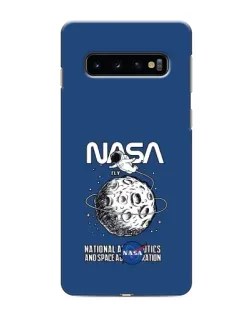 Чехол для Samsung Galaxy S10 с картинкой «NASA — лунная миссия» Чехол для Samsung Galaxy S10 с картинкой «NASA — лунная миссия»