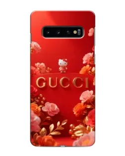 Чехол для Samsung Galaxy S10 с картинкой «Gucci — золотой сад»