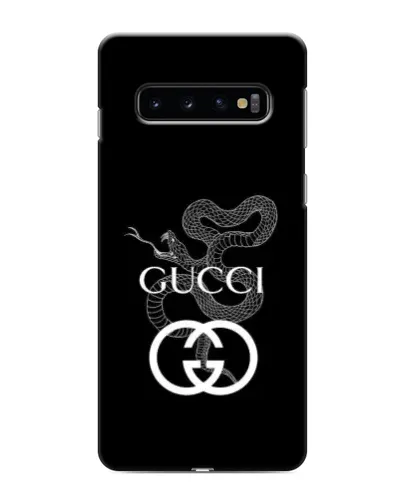 Чехол для Samsung Galaxy S10 с картинкой «Gucci — серебряная змея» Чехол для Samsung Galaxy S10 с картинкой «Gucci — серебряная змея»