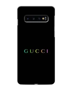 Чехол для Samsung Galaxy S10 с картинкой «Gucci — неоновый минимализм» Чехол для Samsung Galaxy S10 с картинкой «Gucci — неоновый минимализм»