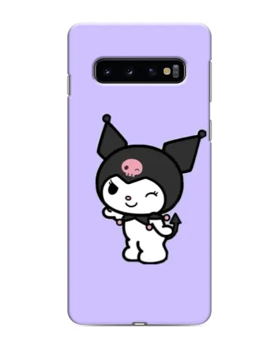 Чехол для Samsung Galaxy S10 с картинкой «Классическая Kuromi»