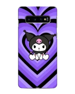 Чехол для Samsung Galaxy S10 с картинкой «Kuromi и фиолетовые сердца» Чехол для Samsung Galaxy S10 с картинкой «Kuromi и фиолетовые сердца»