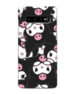 Чехол для Samsung Galaxy S10 с картинкой «Паттерн голов Куроми» Чехол для Samsung Galaxy S10 с картинкой «Паттерн голов Куроми»