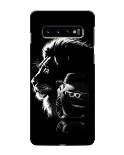 Чехол для Samsung Galaxy S10 с картинкой «BMW и лев»