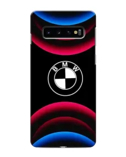 Чехол для Samsung Galaxy S10 с картинкой «Логотип BMW и неоновые дуги» Чехол для Samsung Galaxy S10 с картинкой «Логотип BMW и неоновые дуги»