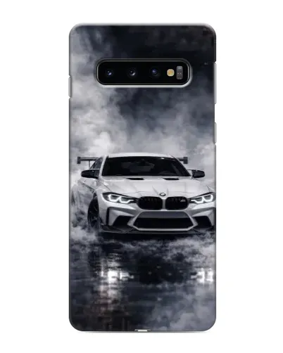 Чехол для Samsung Galaxy S10 с картинкой «BMW сквозь туман»