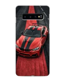 Чехол для Samsung Galaxy S10 с картинкой «BMW на красной дорожке» Чехол для Samsung Galaxy S10 с картинкой «BMW на красной дорожке»