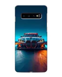 Чехол для Samsung Galaxy S10 с картинкой «BMW — огни неона» Чехол для Samsung Galaxy S10 с картинкой «BMW — огни неона»