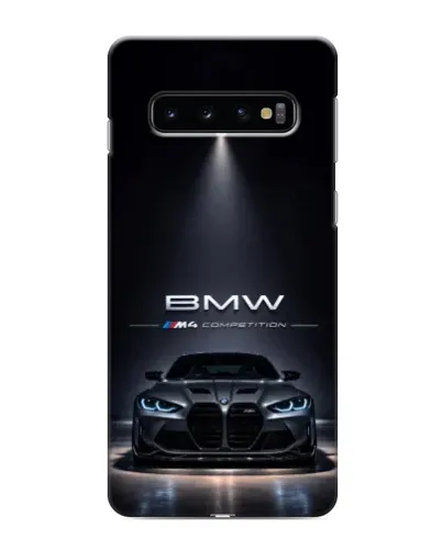 Чехол для Samsung Galaxy S10 с картинкой «BMW сквозь ночной город» Чехол для Samsung Galaxy S10 с картинкой «BMW сквозь ночной город»
