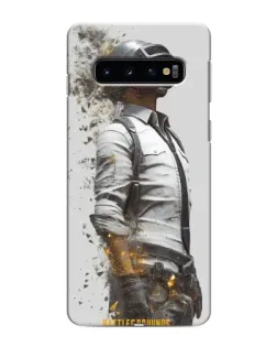 Чохол для Samsung Galaxy S10 з картинкою «PUBG — боєць у пилу»