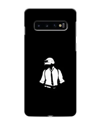 Чохол для Samsung Galaxy S10 з картинкою «PUBG — білий шолом» Чохол для Samsung Galaxy S10 з картинкою «PUBG — білий шолом»