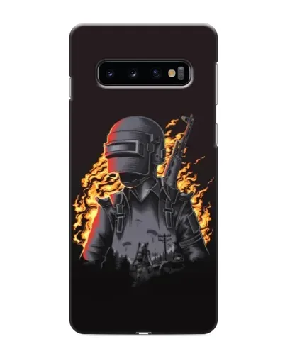 Чохол для Samsung Galaxy S10 з картинкою «PUBG — вогняний силует» Чохол для Samsung Galaxy S10 з картинкою «PUBG — вогняний силует»