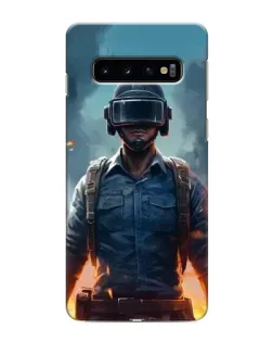 Чохол для Samsung Galaxy S10 з картинкою «PUBG — реалістичний герой»