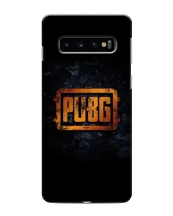 Чохол для Samsung Galaxy S10 з картинкою «PUBG — золотий логотип»